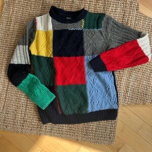 Desigual THICK PATCHWORK SWEATER
